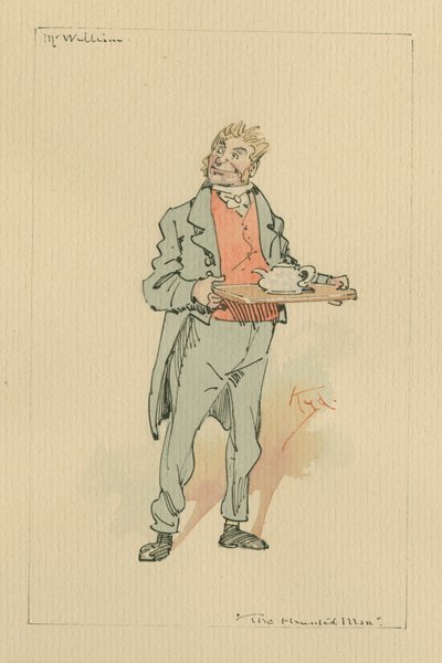 Mijnheer William - De spookman en de overeenkomst met de geest, ca. 1920s door Joseph Clayton Clarke