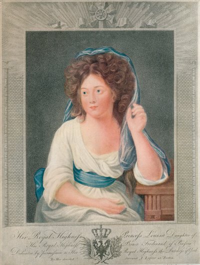 Hare Koninklijke Hoogheid Prinses Louisa, Dochter van Zijne Koninklijke Hoogheid Prins Ferdinand van Pruisen, 19 door Joseph Collyer