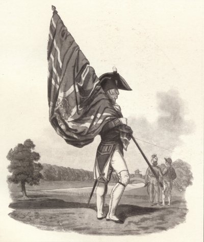Een officier van de wacht in volle uitrusting, c1812 door Joseph Constantine Stadler