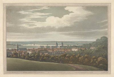 Uitzicht op Greenwich en de Rivier door Joseph Constantine Stadler