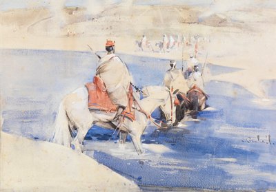 Een Arabische Overval door Joseph Crawhall