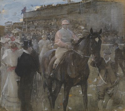 Renbaan door Joseph Crawhall