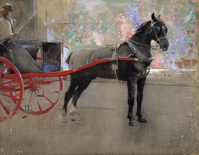 De bloemenwinkel door Joseph Crawhall