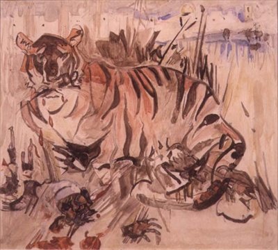 Tijger door Joseph Crawhall