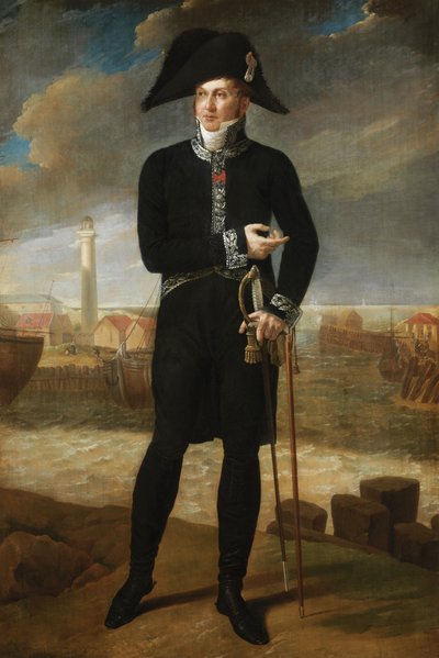 Portret van Bernard-François, markies de Chauvelin door Joseph Denis Odevaere