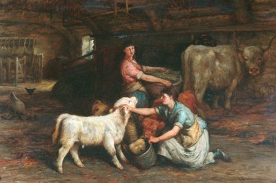 De Kalveren Voeren door Joseph Denovan Adam