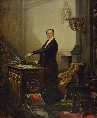 Portret van André Dupin door Joseph Desire Court