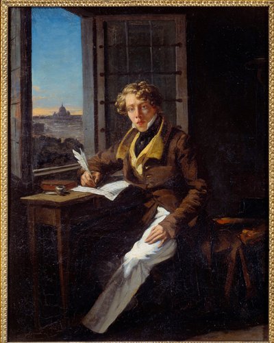 Portret van de componist Victor Rifus door Joseph Desire Court