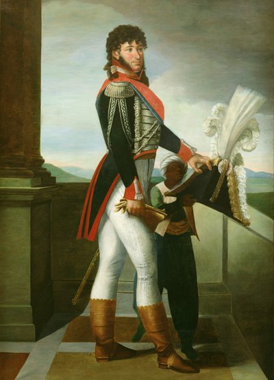 Joachim Murat (1767-1815) in het uniform van een kolonel van de wacht, 1813 door Joseph Dionysius Odevaere