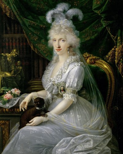 Prinses Luisa Maria van Napels en Sicilië 1773-1802, 1797 door Joseph Dorffmeister