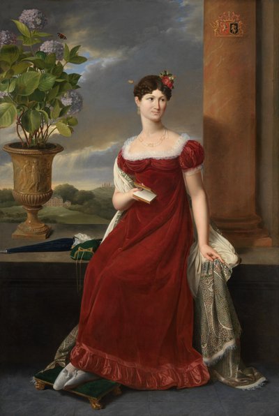 Portret van Mary Lodge door Joseph Ducq