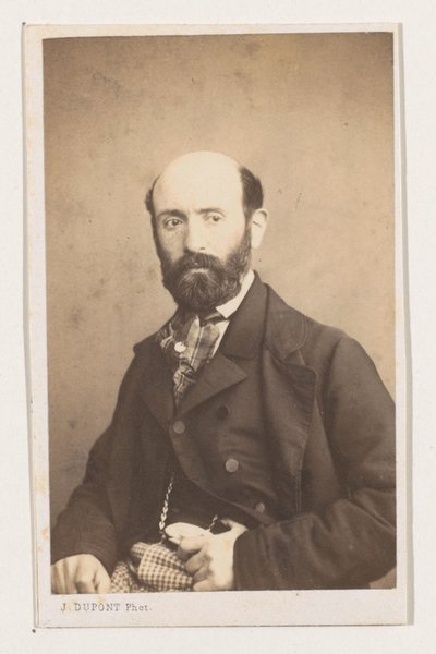 Portret van de schilder Bodin, halffiguur door Joseph Dupont