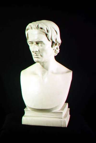 William Hazlitt (1778-1830) (gipsafgietsel) door Joseph Durham
