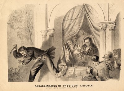 De moord op president Lincoln, 1865 door Joseph E. Baker