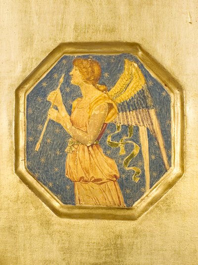 Engel met een pijl, detail van Crystofore door Joseph Edward Southall