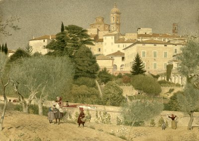 In Toscane, 1906 door Joseph Edward Southall