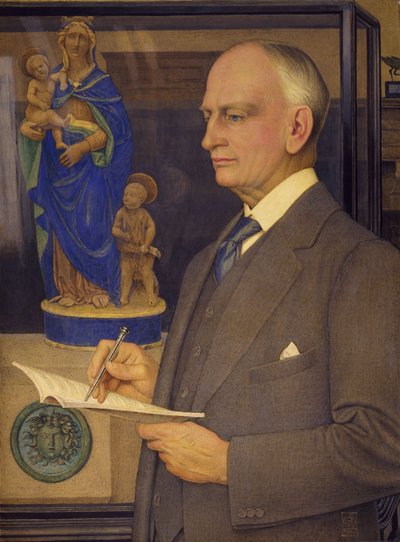 Portret van Sir Whitworth Wallis door Joseph Edward Southall