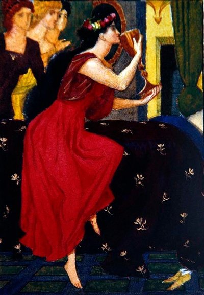 Sigismonda of Gismonda, een studie door Joseph Edward Southall