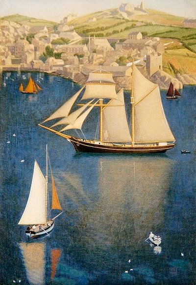 De Schoener door Joseph Edward Southall