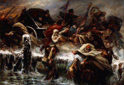 Laat de keizer voorbij!, 1901 door Joseph Emanuel Van Den Bussche