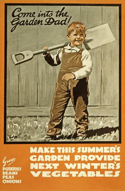 Eerste Wereldoorlog landbouw, ca. 1915 door Joseph Ernest Sampson