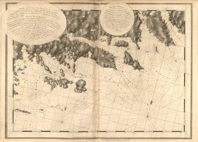 The Atlantic Neptune, gepubliceerd voor gebruik door de Royal Navy van Groot-Brittannië door Joseph F. W. Des Barres