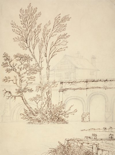 Caversham Brug, Reading door Joseph Farington