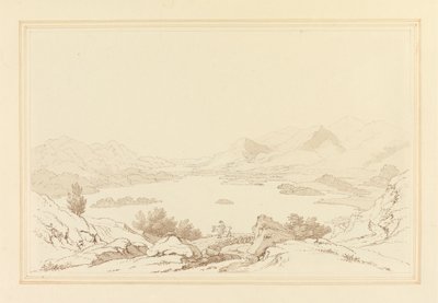 Algemeen Uitzicht op het Meer van Derwent Water door Joseph Farington