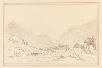Uitzicht vanaf Six Mile Stone door Joseph Farington