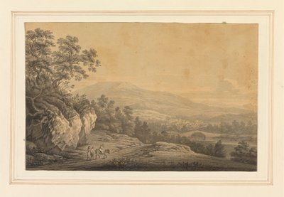 Uitzicht op Ambleside door Joseph Farington