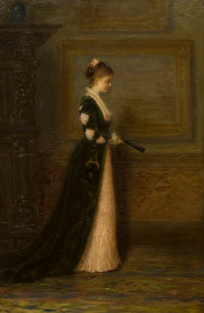 Portret van een dame door Joseph Farquharson