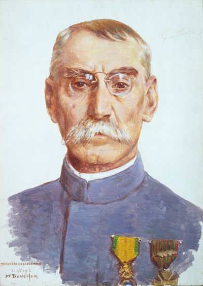Joseph Gallieni, Maarschalk van Frankrijk (1849-1916) door Joseph Felix Bouchor