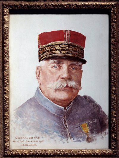 Portret van Generaal Joffre (1852-1931), maarschalk van Frankrijk. Schilderij door Joseph Félix Bouchor (1853-1937). 1915. Parijs, Musée Carnavalet door Joseph Felix Bouchor