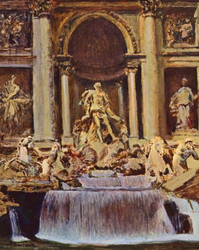 Rome: De Trevifontein door Joseph Felix Bouchor