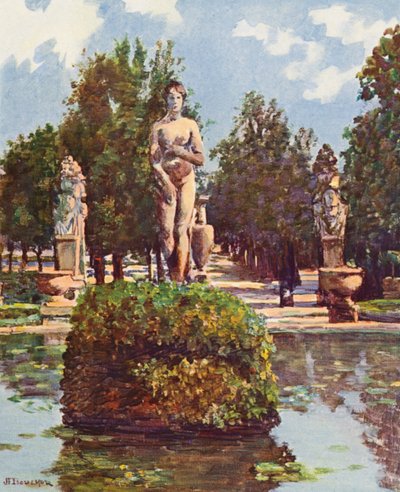 Rome: Villa Borghese, De Venus van de grote vaas door Joseph Felix Bouchor