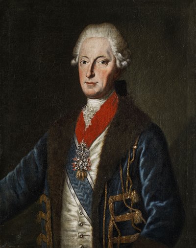 Portret van Maximiliaan III Jozef, keurvorst van Beieren (1727-1777) door Joseph Fischer