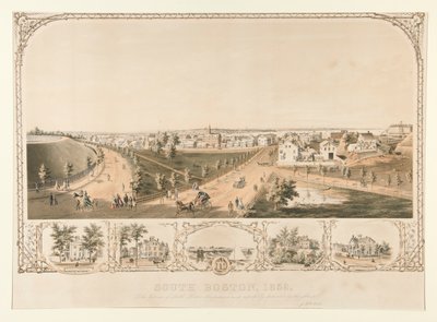 Zuid-Boston, 1859 door Joseph Foxcroft Cole