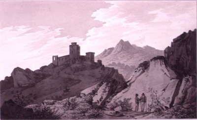 Landschapsschetsen door Joseph Francis Burrel