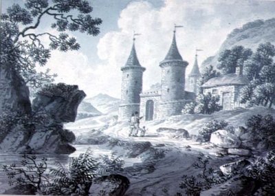 Landschapsschetsen door Joseph Francis Burrel