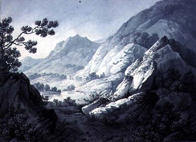 Landschapsschetsen door Joseph Francis Burrel