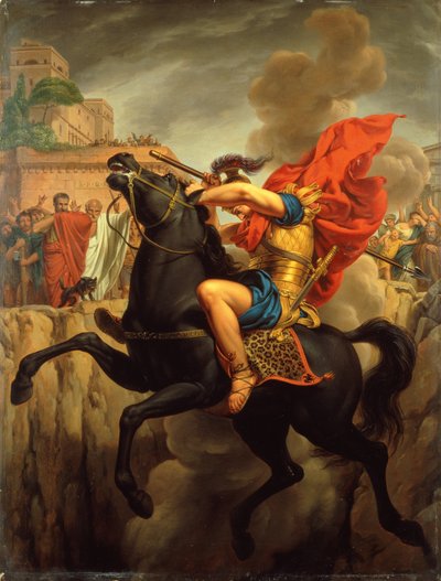 De Dood van Marcus Curtius door Joseph Francois