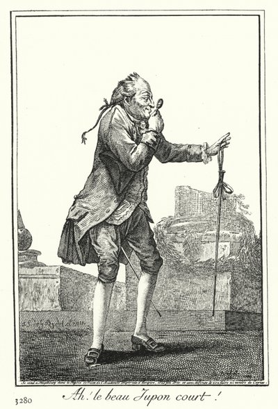 Ah! De mooie korte rok door Joseph Franz von (after) Goez