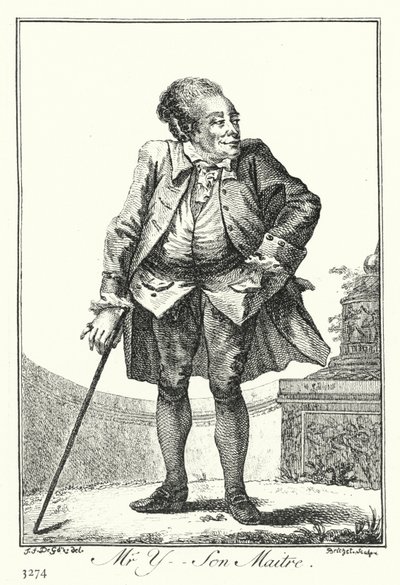 Meneer Y, Zijn Meester door Joseph Franz von (after) Goez