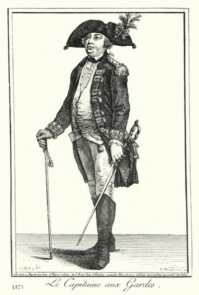 De kapitein van de wacht door Joseph Franz von (after) Goez