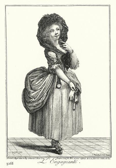 Het charmante meisje door Joseph Franz von (after) Goez