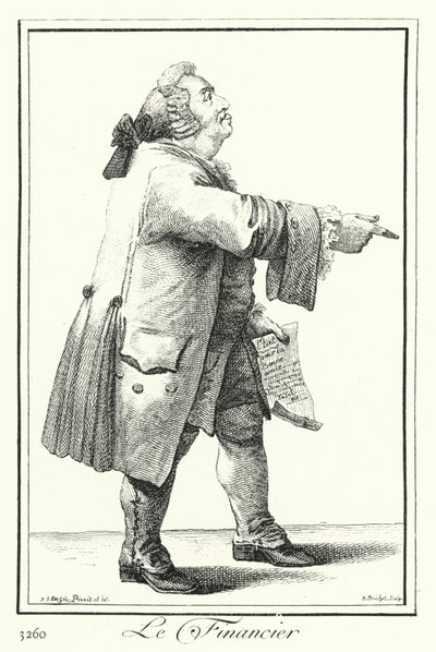 De financier door Joseph Franz von (after) Goez
