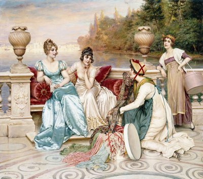 Een selectie van zijde en satijn door Joseph Frederick Charles Soulacroix