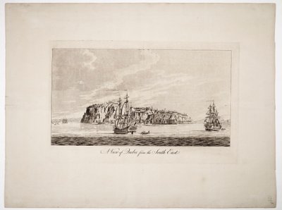 Een uitzicht op Quebec vanuit het zuidoosten, ca. 1781 door Joseph Frederick Wallet DesBarres