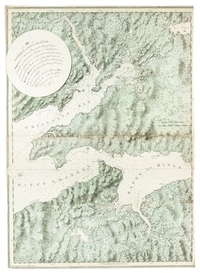 Een uitzicht op de stad en haven van Halifax, vanaf de kust van Dartmouth door Joseph Frederick Wallet DesBarres