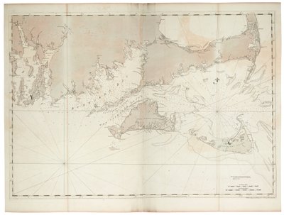 Kust van New England van Narragansett tot Cape Cod door Joseph Frederick Wallet DesBarres